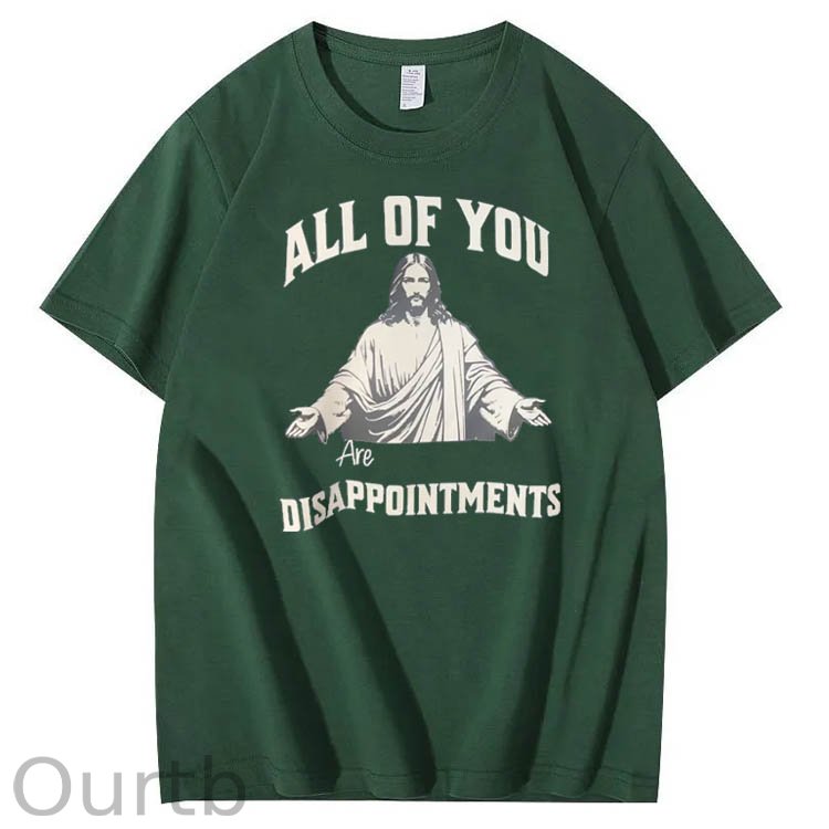 All Of  You Pattern Print Crew Neck T-Shirt