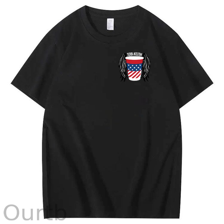 Put A Boot In Your Ass Pattern 100&Cotton Print T-Shirt