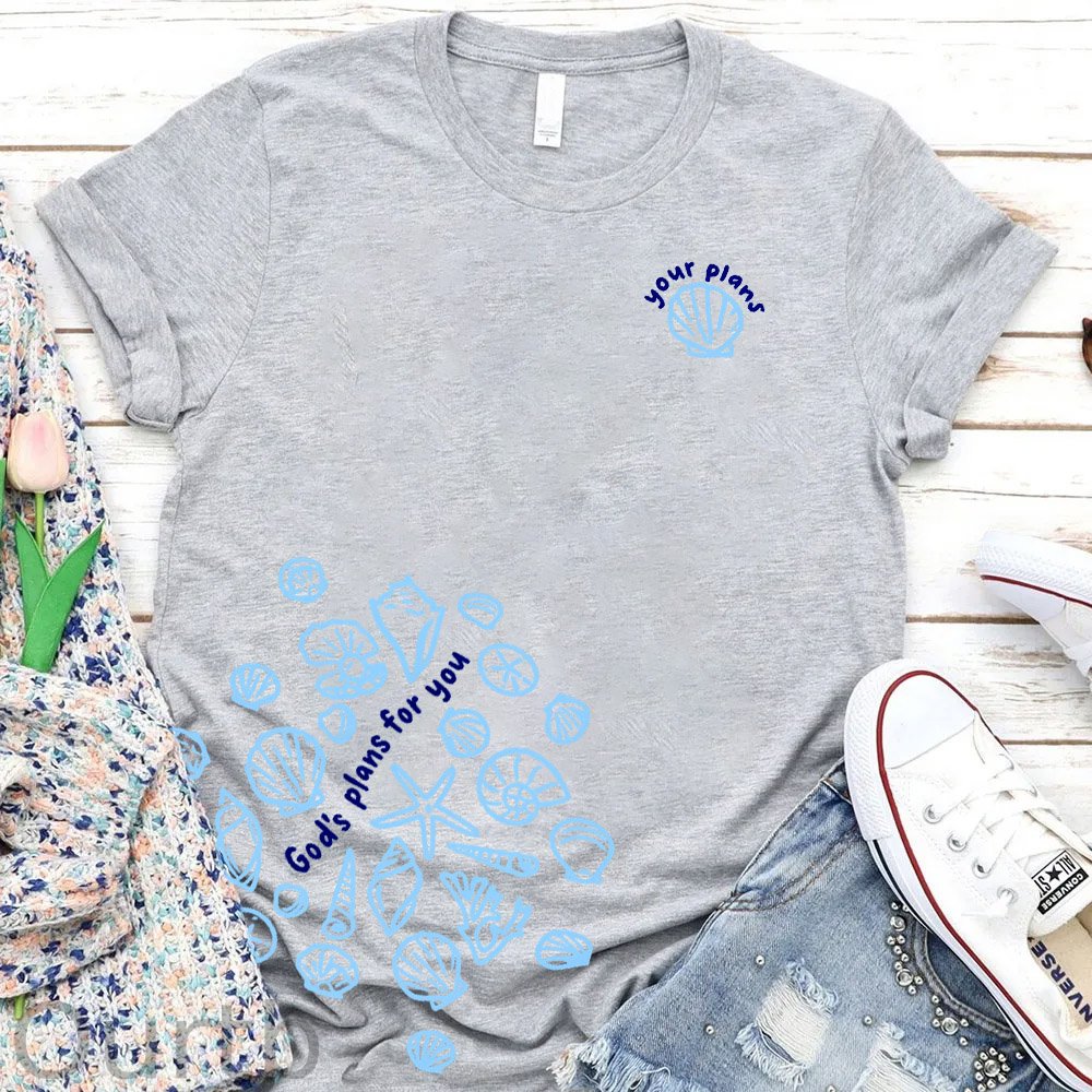 God's Plans Fot Your Pattern Round-Neck T-Shirt