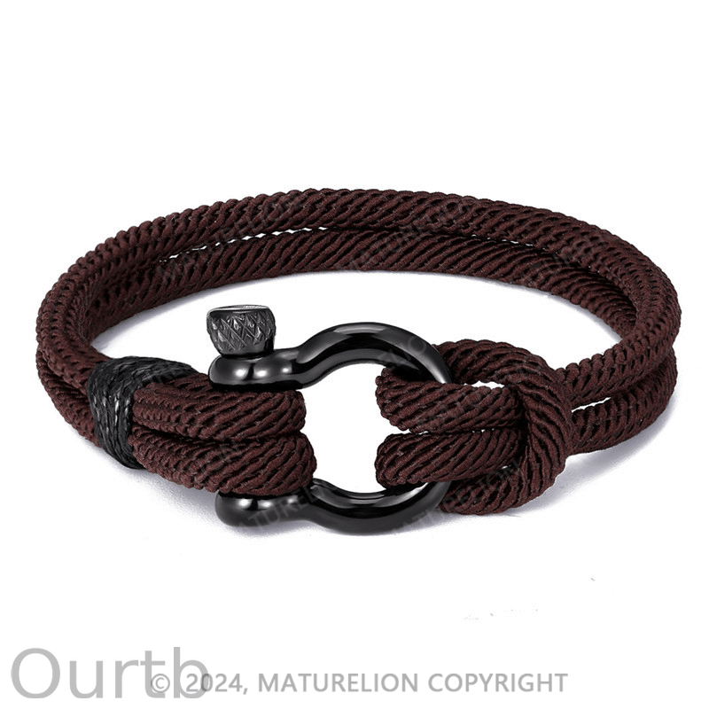 Men's Bracelet Military Camouflage 2 Layer Paracord Braclet