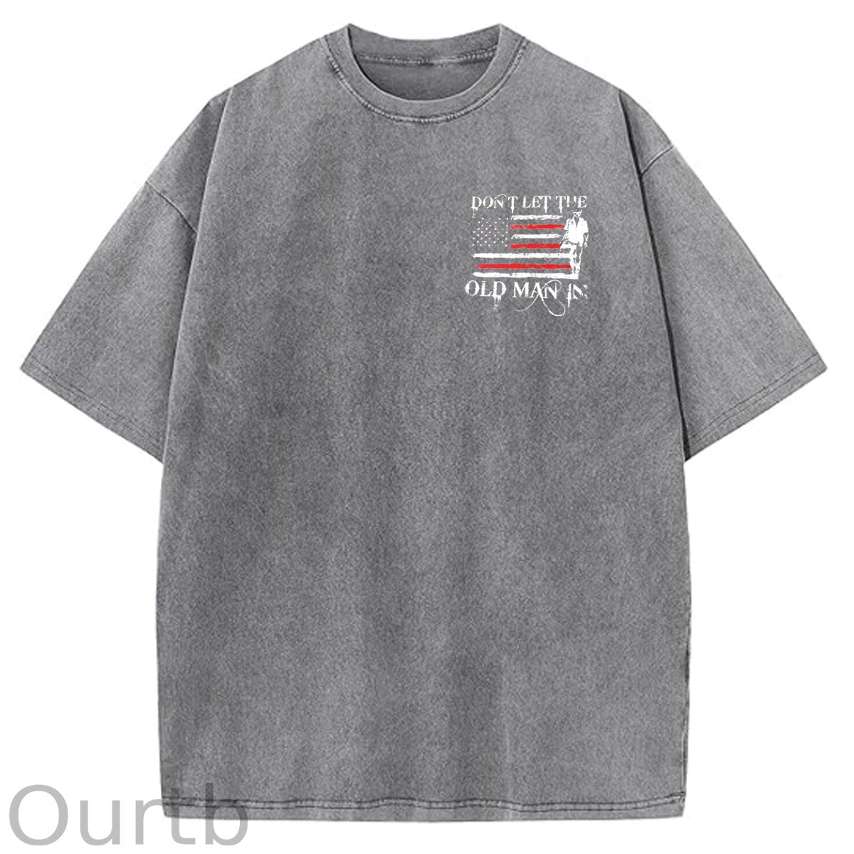 Don't Let The Old Man In Pattern Crew Neck T-Shirt