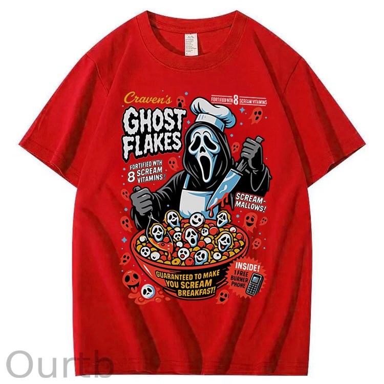 Halloween Horror Cereal 100% Cotton T-Shirt