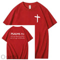 Psalms 91 Pattern 100&Cotton Print T-Shirt