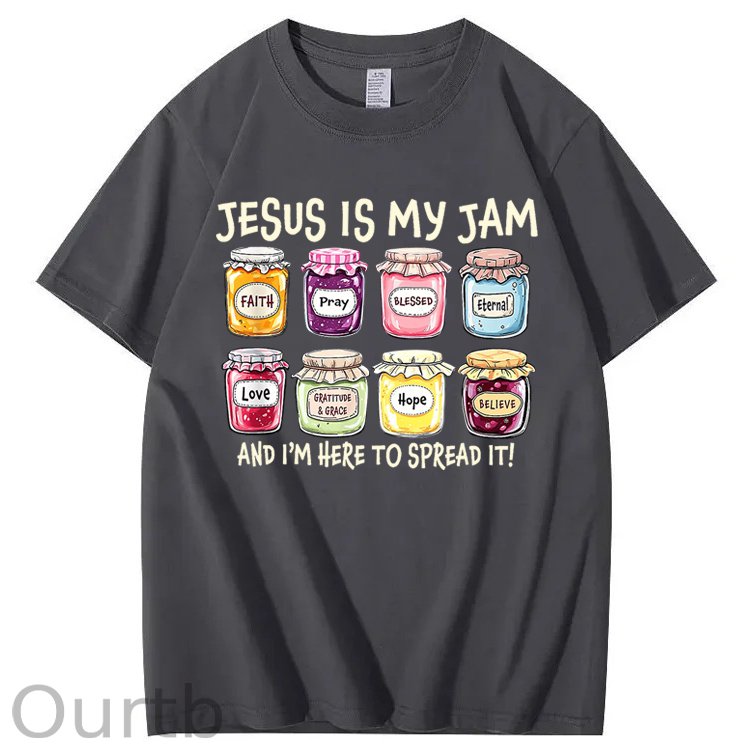 Jesus Is My Jam Christian 100% Cotton T-Shirt