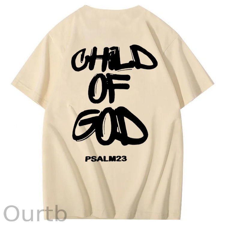 Child Of God Print Crew Neck T-Shirt