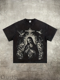 Christian Mary Washed Cotton T-Shirt