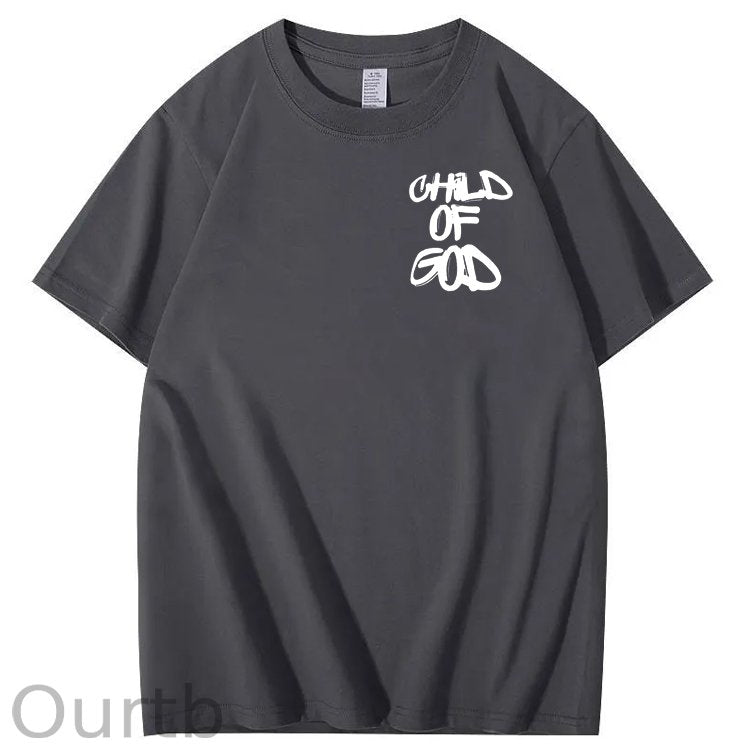 Child Of God Print Crew Neck T-Shirt
