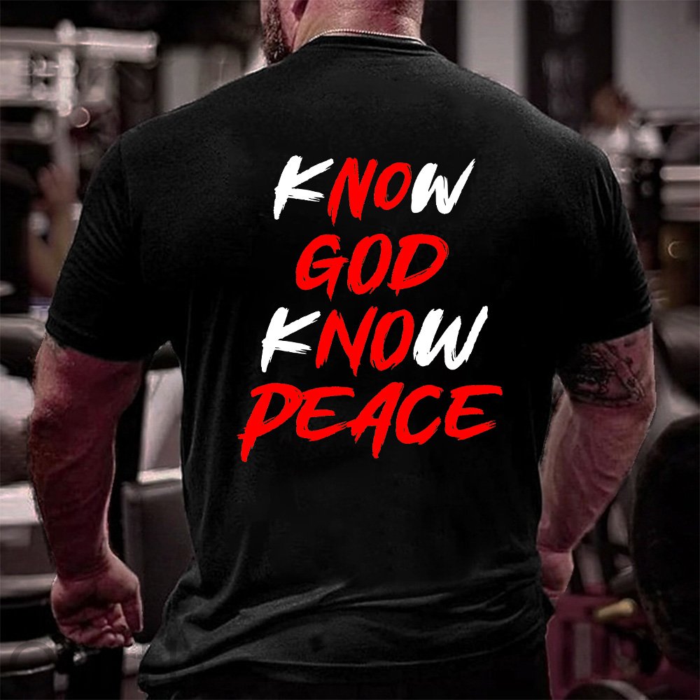 GEN X Know Jesus Know Peace Sweatshirt - Gift Christian Religious Catholic God Faith