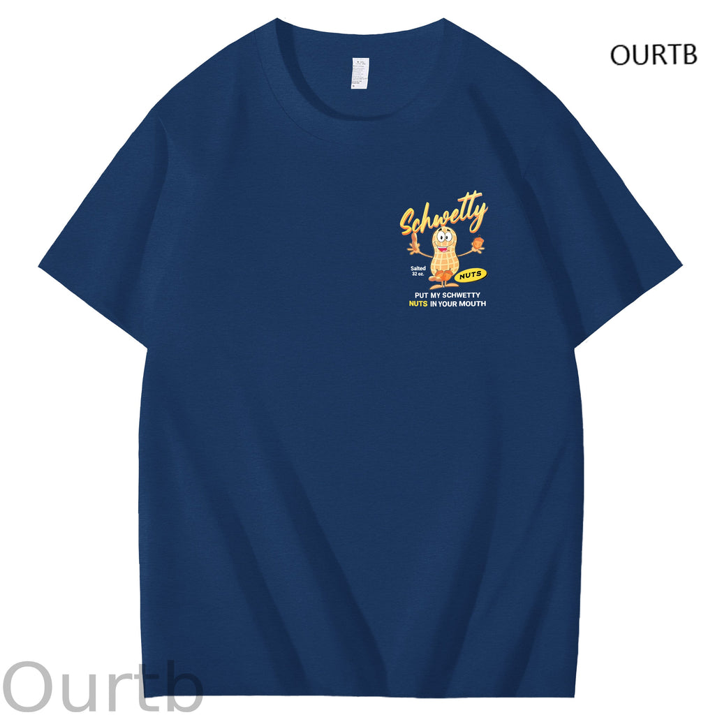 Schwetty Put My Schwetty Nuts In Your Mouth Art Pattern Print T-Shirt