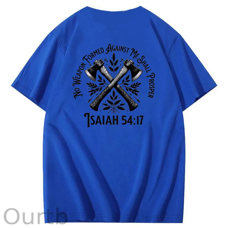 No Weapon Pattern Print Crew Neck T-Shirt