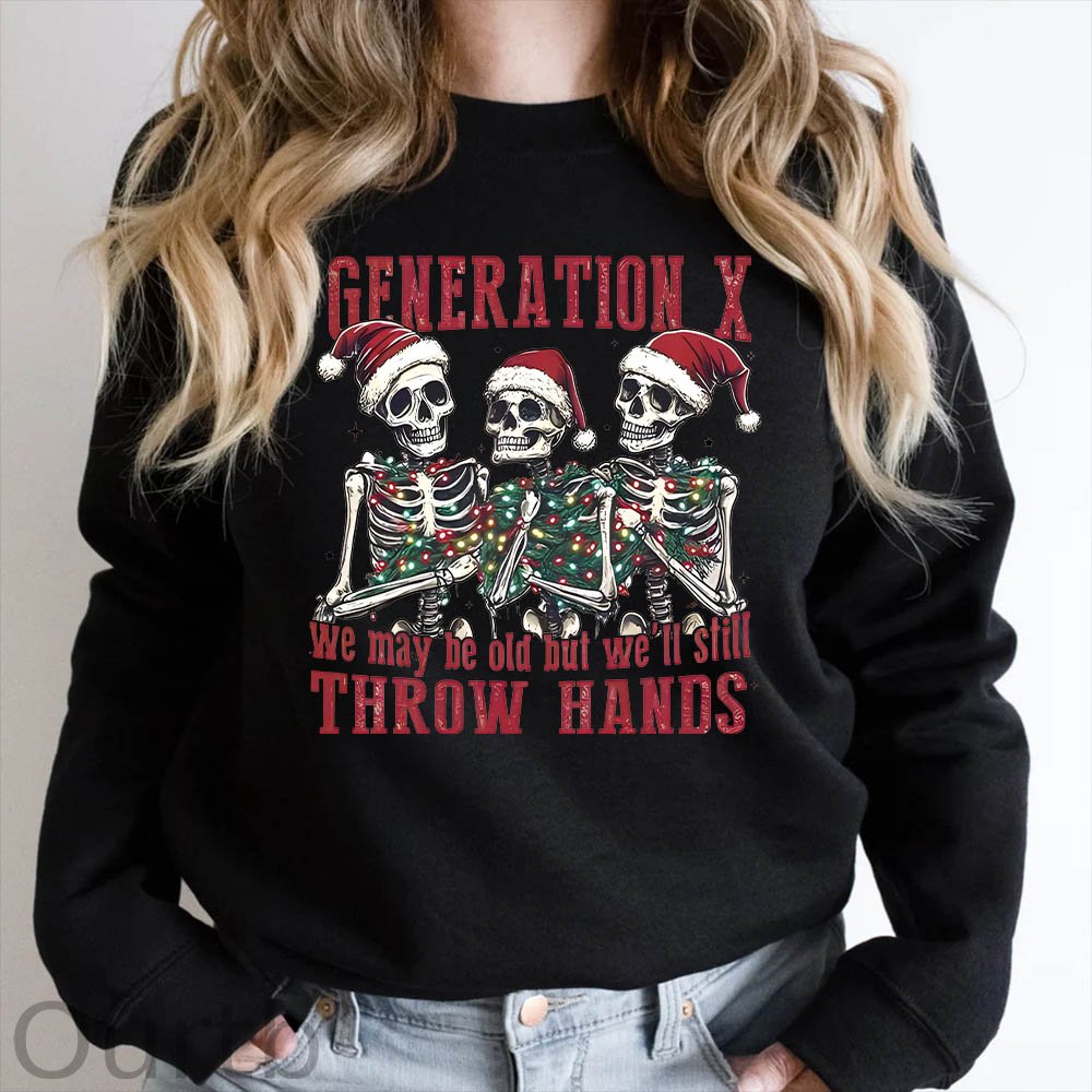 Gen X Shrit, We May Be Old But We'll StillThrow Hands Shirt, 70s TV Show Generation XShirt, Retro Gen X Graphic Shirt