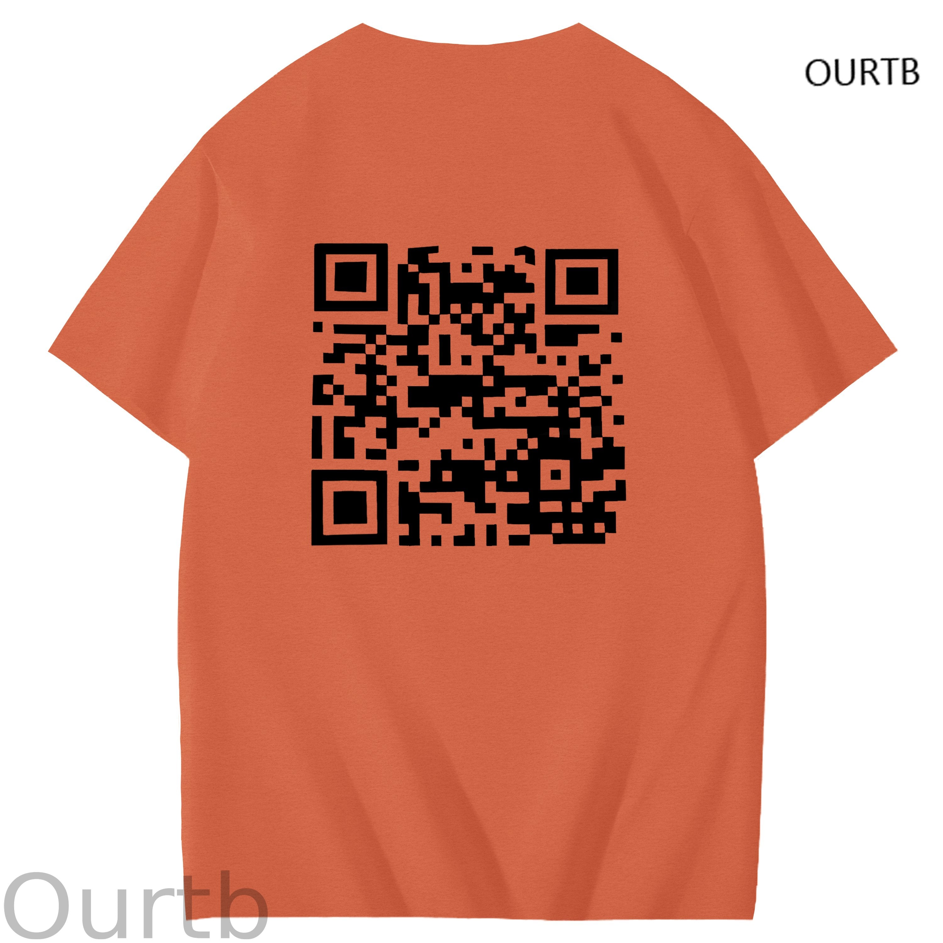 QR Code Funny Adoult Art Pattern Print T-Shirt