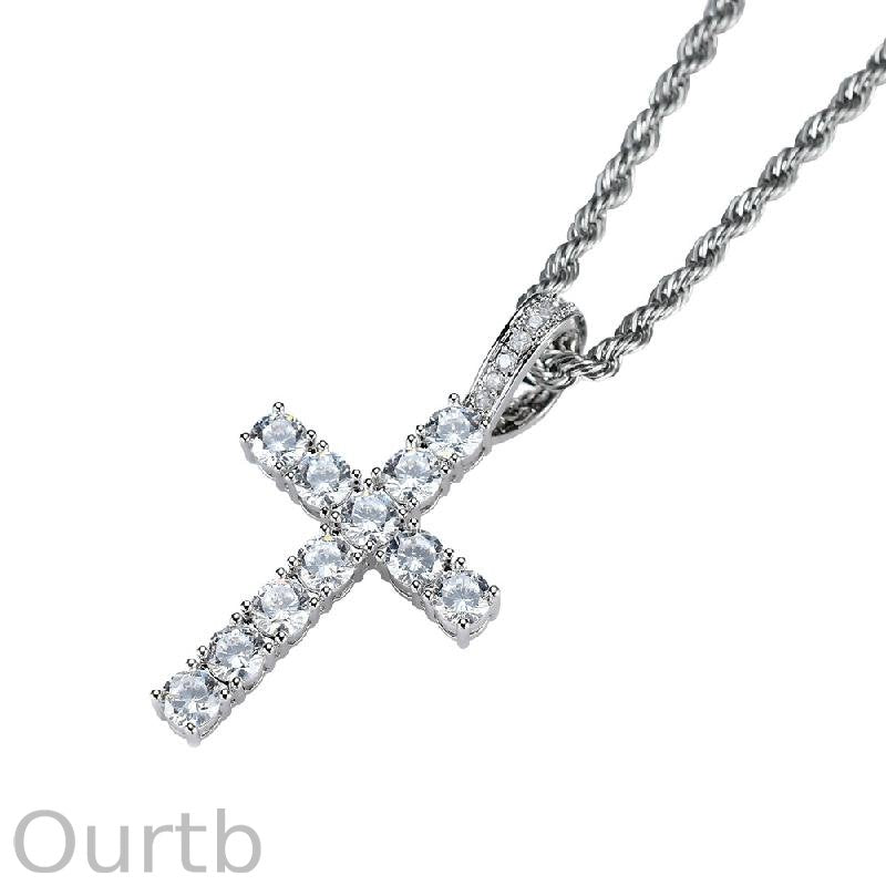 Vintage Casual Cross Necklace 49759256TO