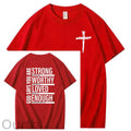 God Say You  Are Pattern  Print 100%Cotton T-Shirt