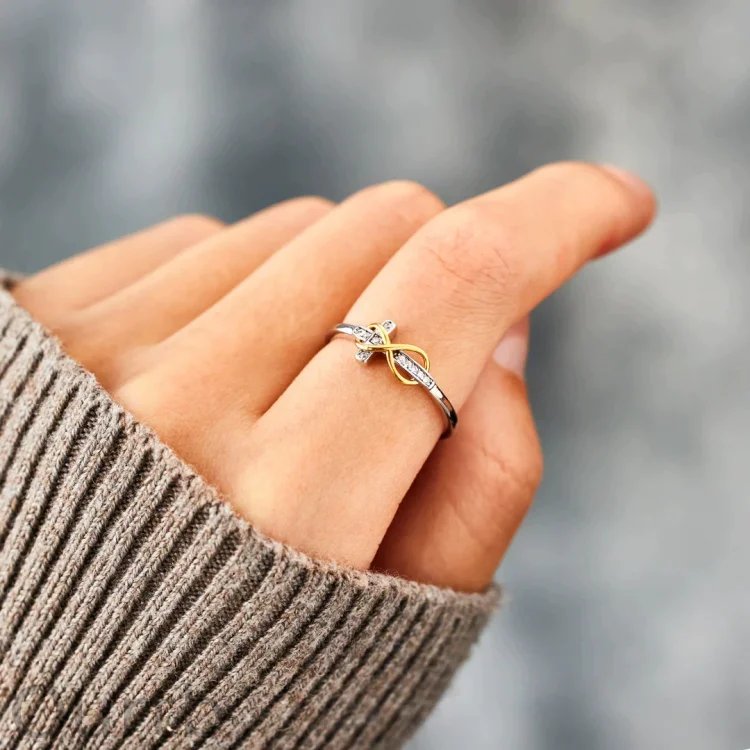 Cross Devout Infinite Ring Ring
