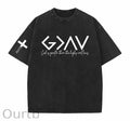God Is Greater Than The Highs And Laws Easter Jesus Christ  faith And God Washed And Distressed Craft Pint Pattern Crew Neck T-Shirt