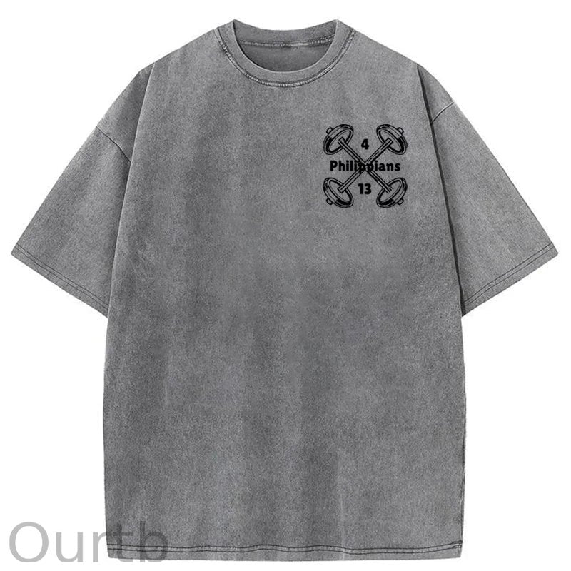 Not By My Strength Washed Cotton T-Shirt