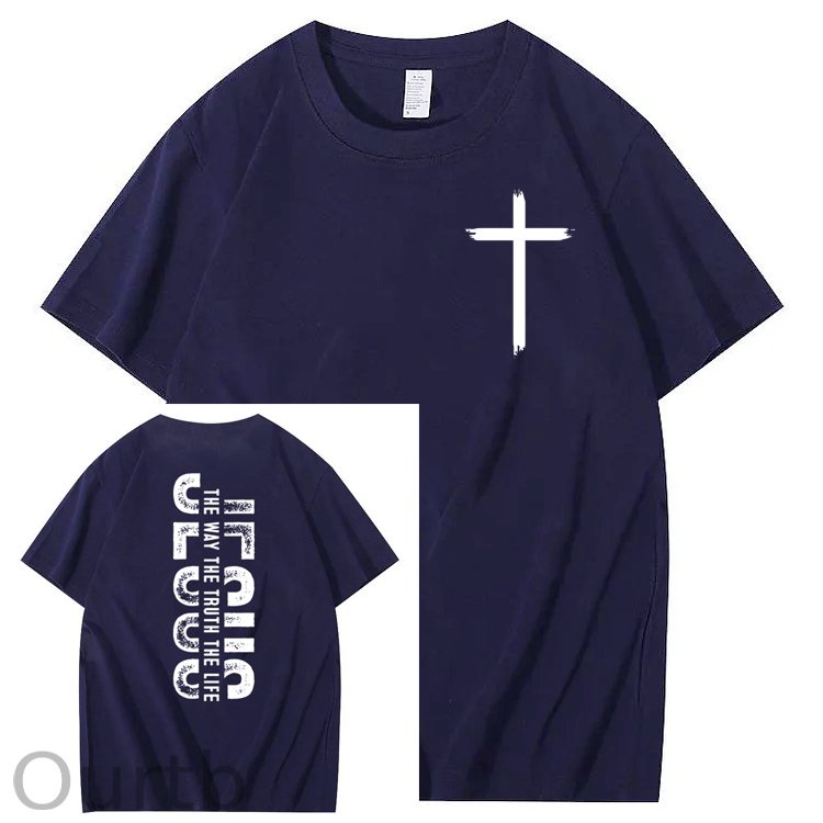 Faith Jesus The Way The Truth The Life 100% Cotton T-Shirt