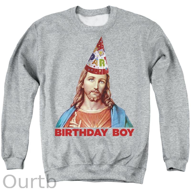 Jesus Birthday Boy Unisex Gift Adult Sweatshirts Christmas