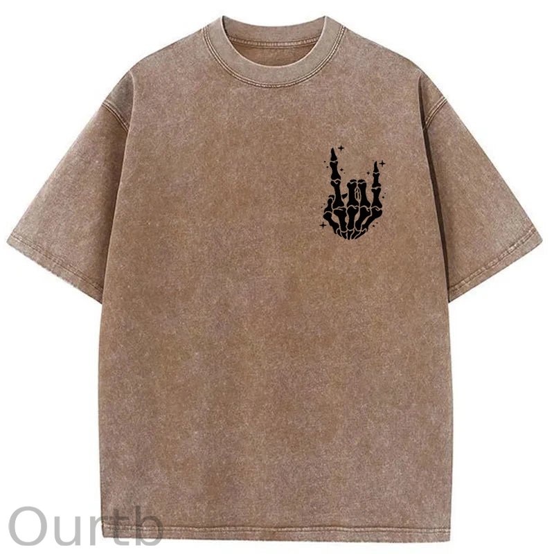 Just A Dad Who Always Came Back With The Milk Washed T-Shirt