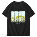He Is Not Here He Has Risen Jesus Art Pattern Print T-Shirt