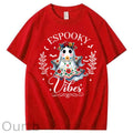 Halloween Espooky Vibes Mexican Boo Ghost 100% Cotton T-Shirt