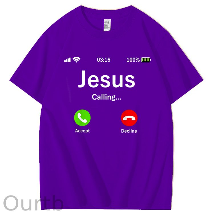 Jesus Calling Pattern100% Cotton T-Shirt