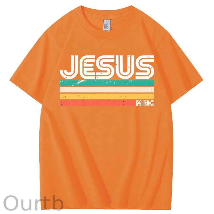 Vintage Jesus King 100% Cotton T-Shirt