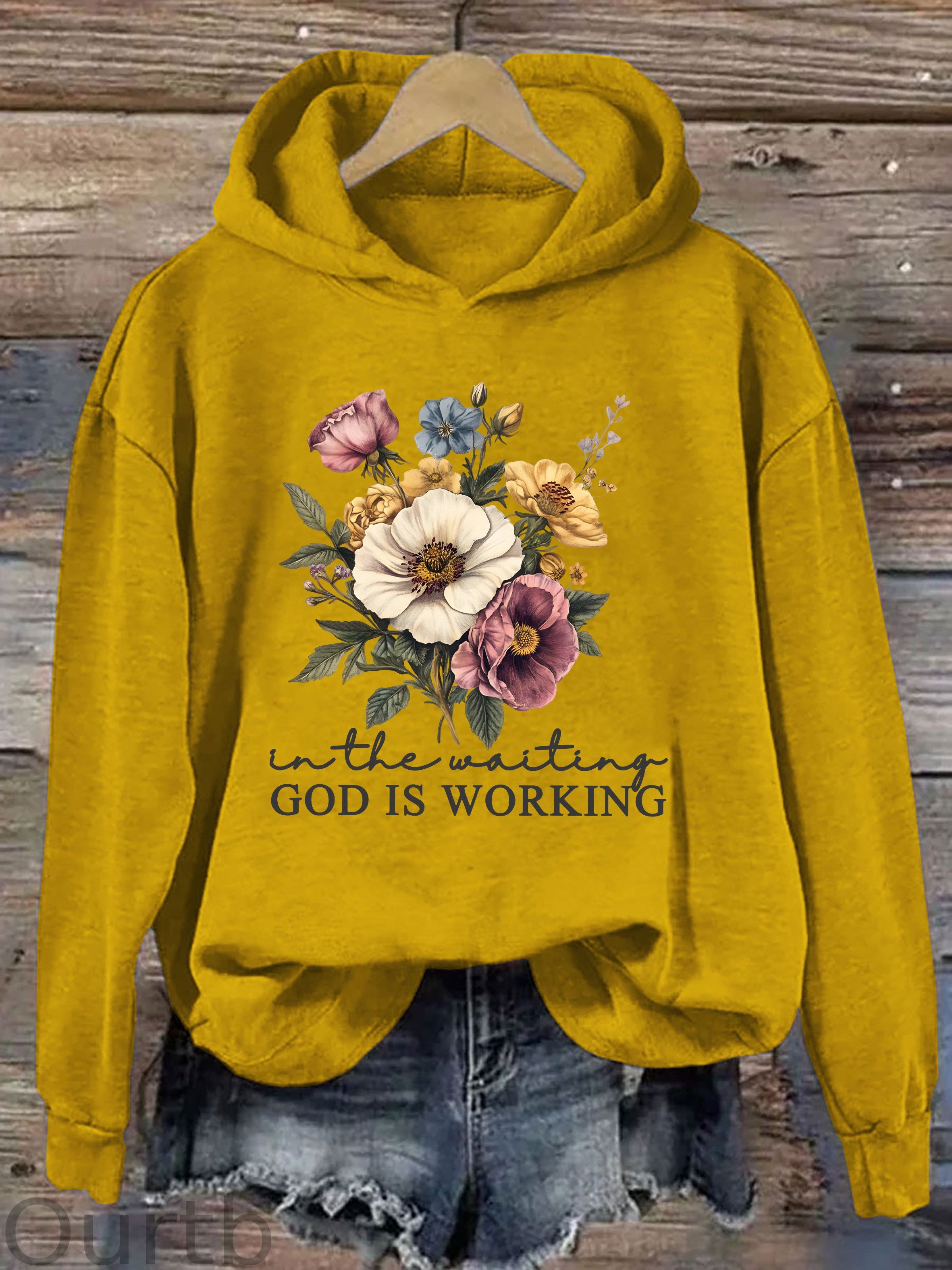 In The Waiting God Is Working Hoodie