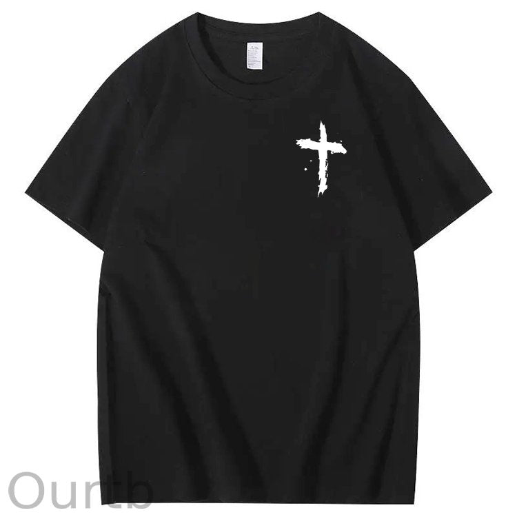 Psalms 91 Pattern 100&Cotton Print T-Shirt