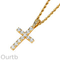 Vintage Casual Cross Necklace 49759256TO