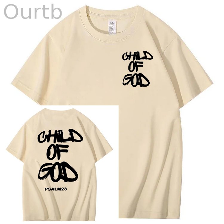 Child Of God Print Crew Neck T-Shirt