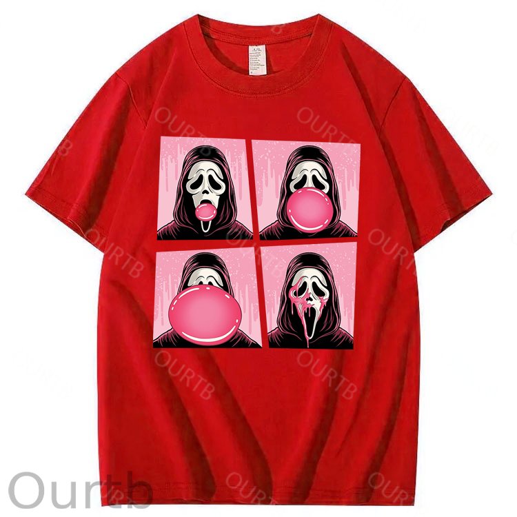 Chewing Gum Bubbles Halloween 100% Cotton T-Shirt