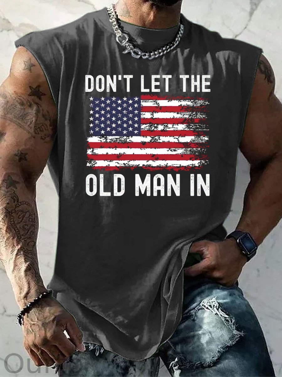 Don't Let The Old Man In  Pattern Print Vest