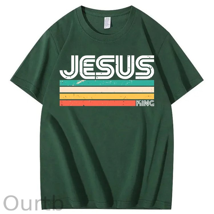 Vintage Jesus King 100% Cotton T-Shirt
