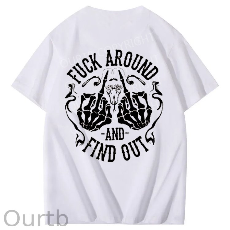 100%Gen X Pattern Print Crew Neck T-Shirt