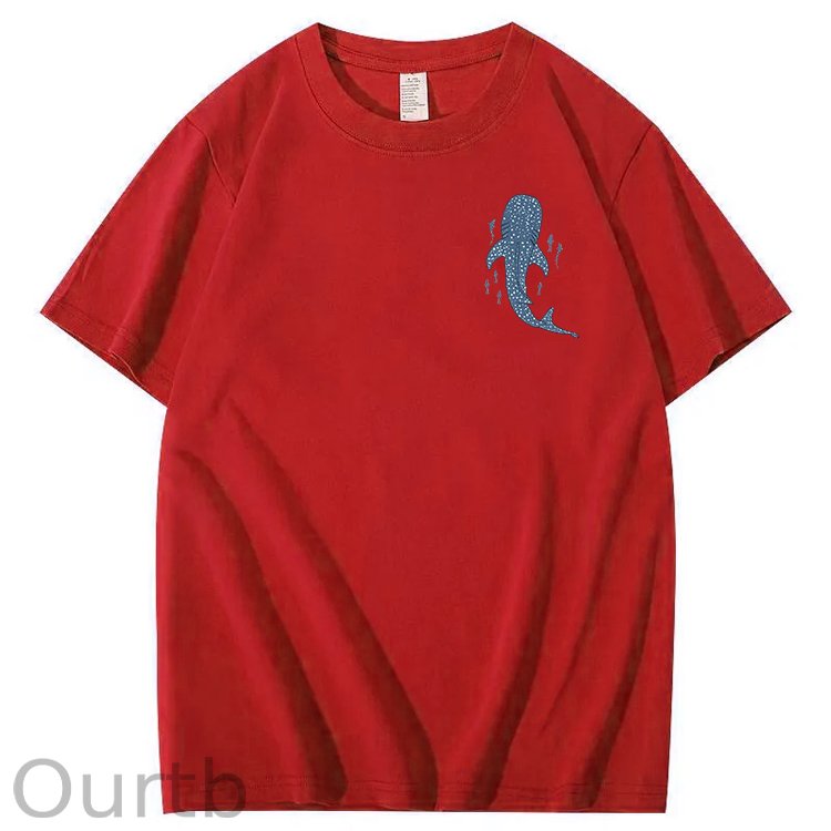 Whale Shark When You Go Through Deep Waters I Will Be With You Isaiah 43:2 100% Cotton T-Shirt