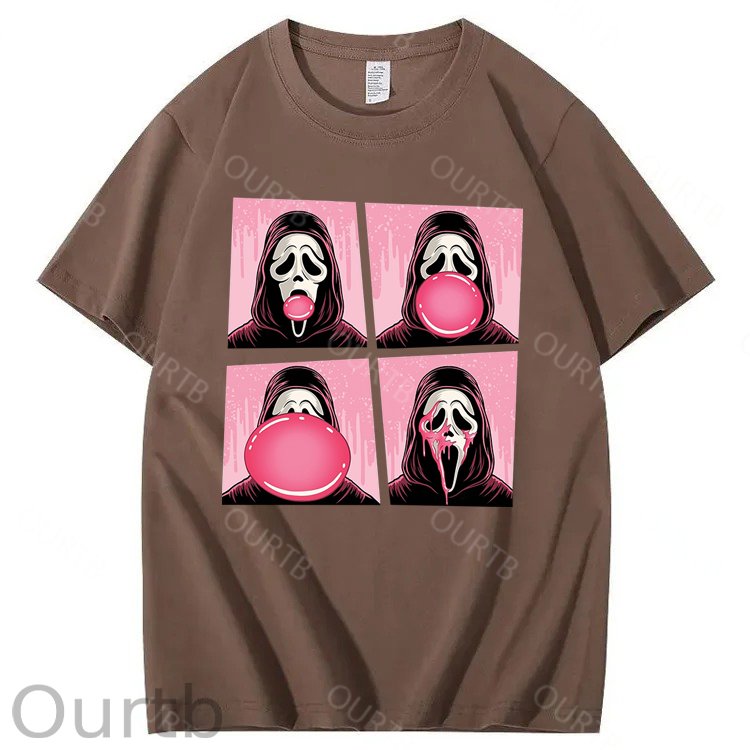 Chewing Gum Bubbles Halloween 100% Cotton T-Shirt