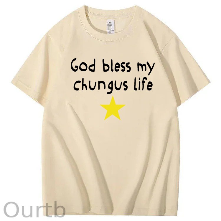 God Bless My Chungus Life 100% Cotton T-Shirt