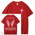 ISAIAH 40:31 Pattern 100&Cotton Print T-Shirt