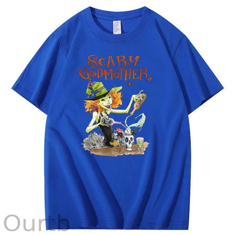 Halloween Godmother Pattern  Print 100%Cotton T-Shirt