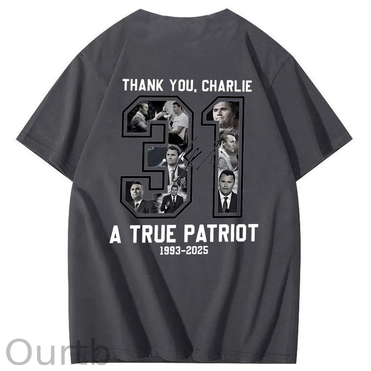 A Ture Patriot   Pattern100% Cotton T-Shirt