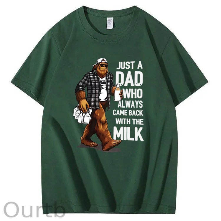 Just A Dad Who Always Came Back With The Milk T-Shirt