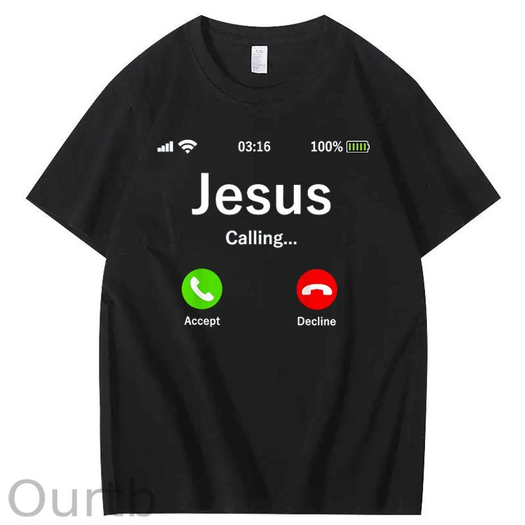 Jesus Calling Pattern100% Cotton T-Shirt