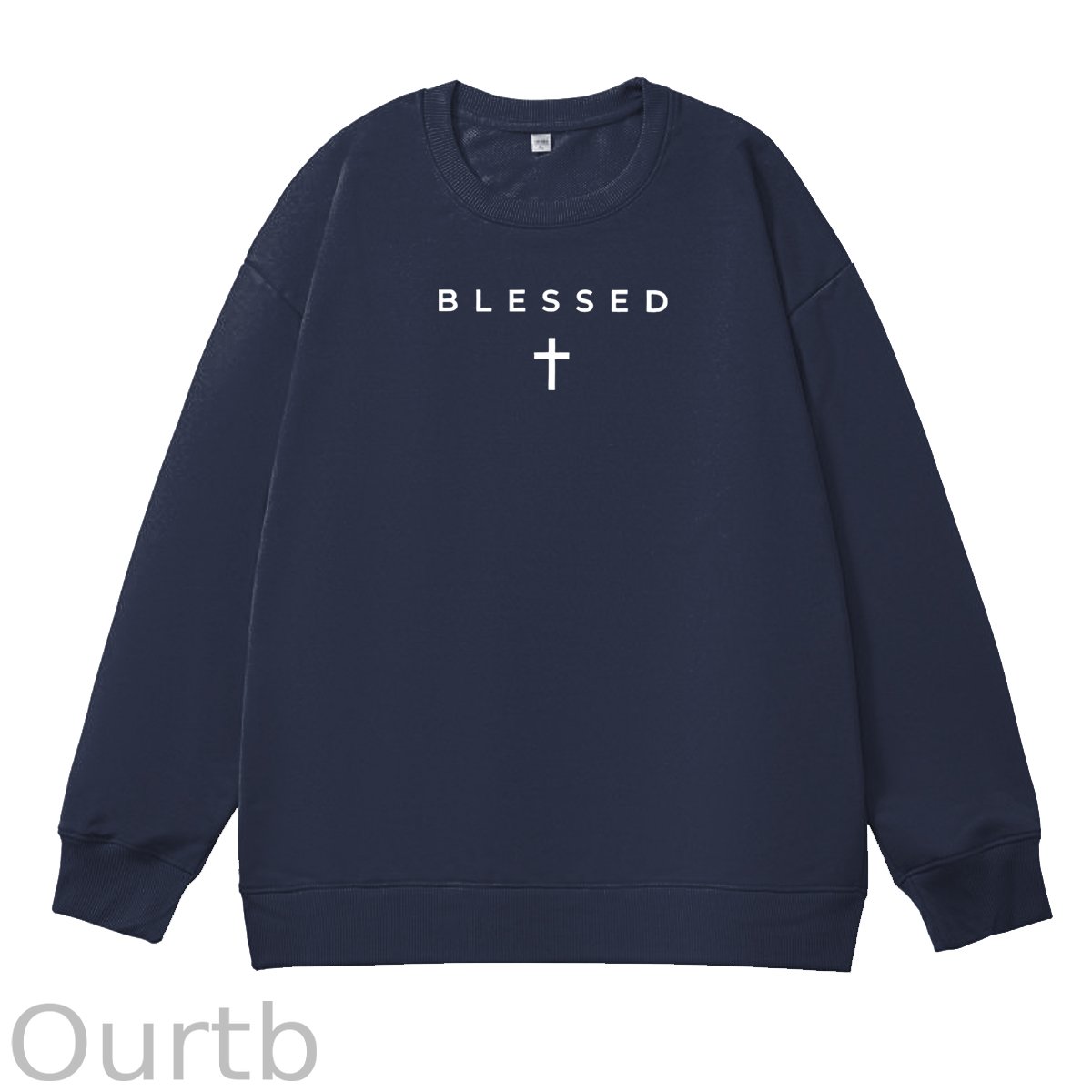 Cross Blessed 100% Cotton Sweatshirt