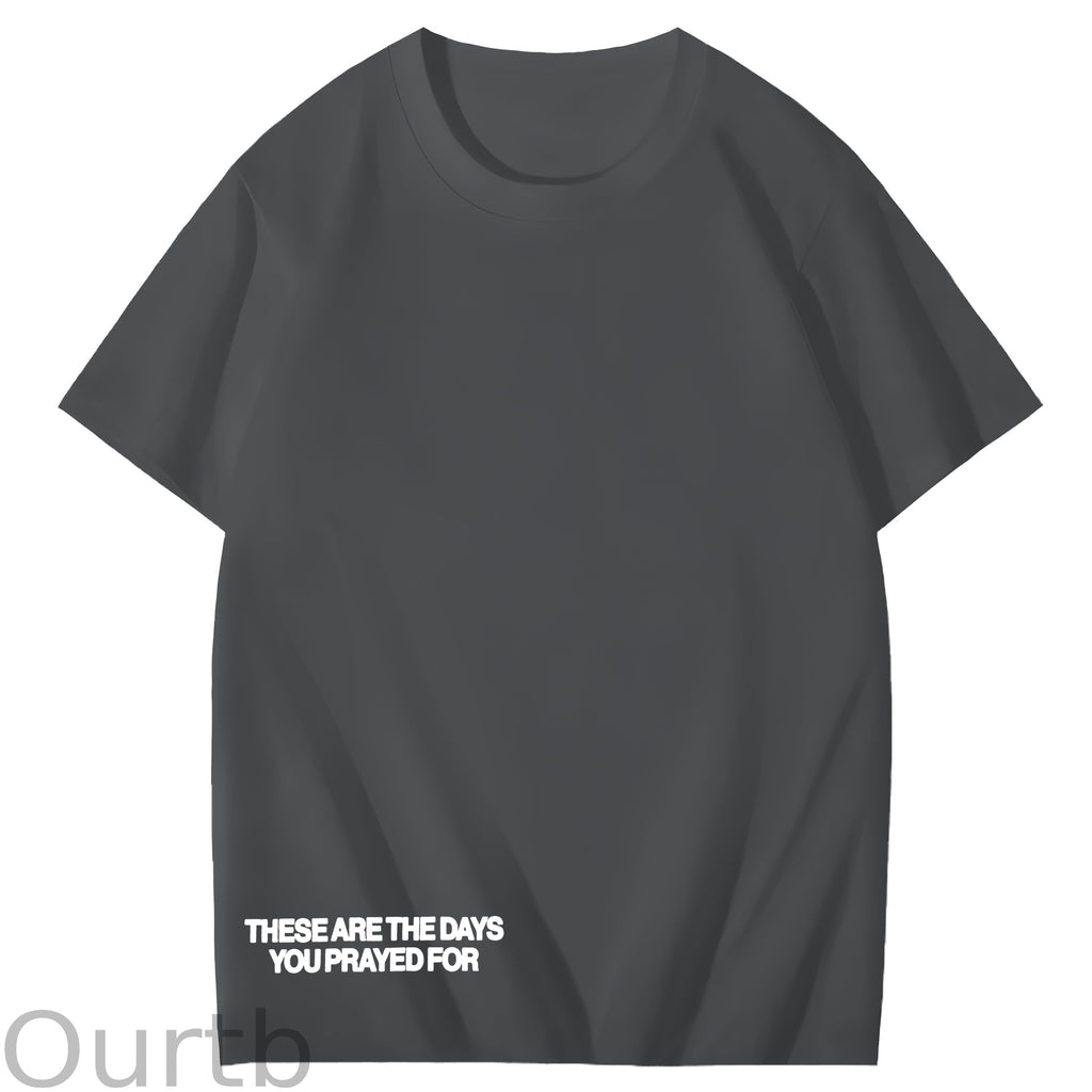 Hold Your Horses Faith Art Pattern Print T-Shirt