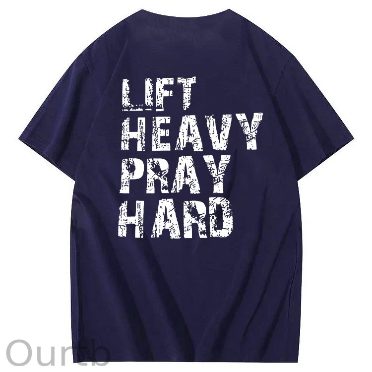 Life Heavy Party Hard Pattern  Print 100%Cotton T-Shirt
