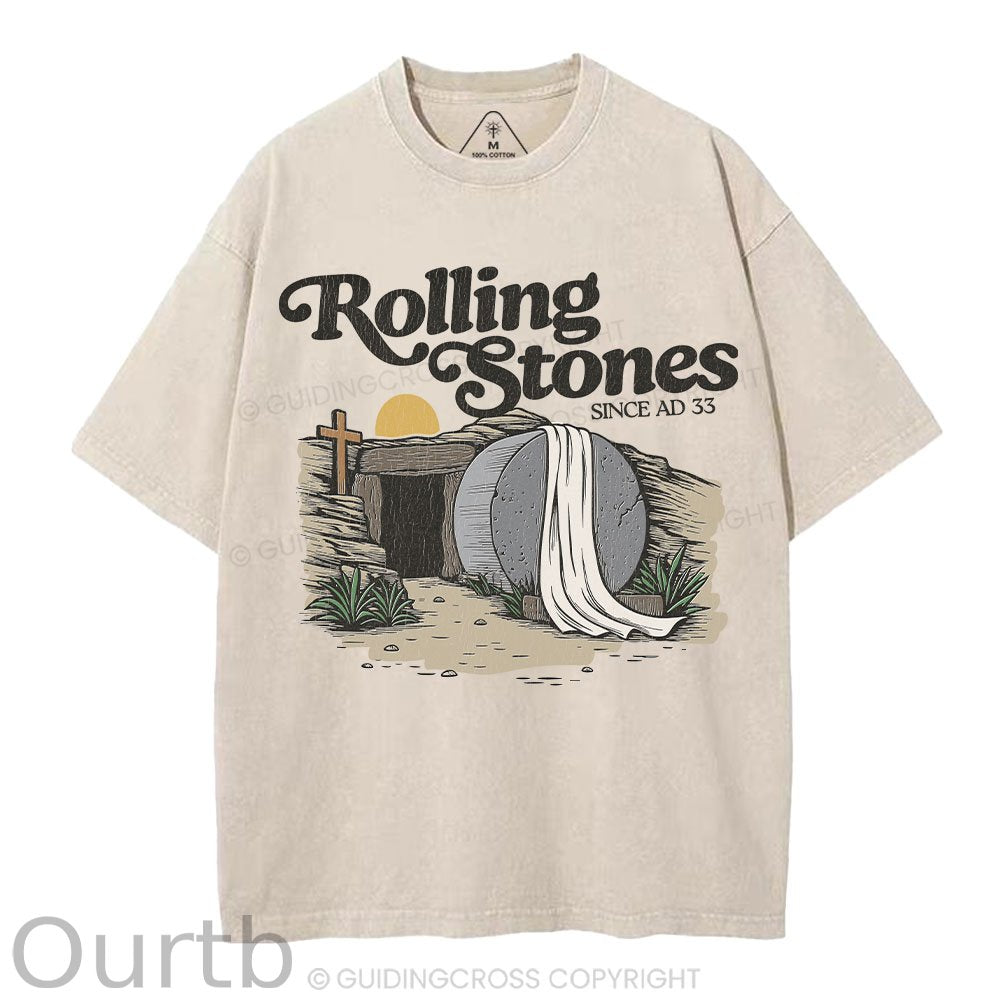 Rolling Stone Christian Washed T-Shirt