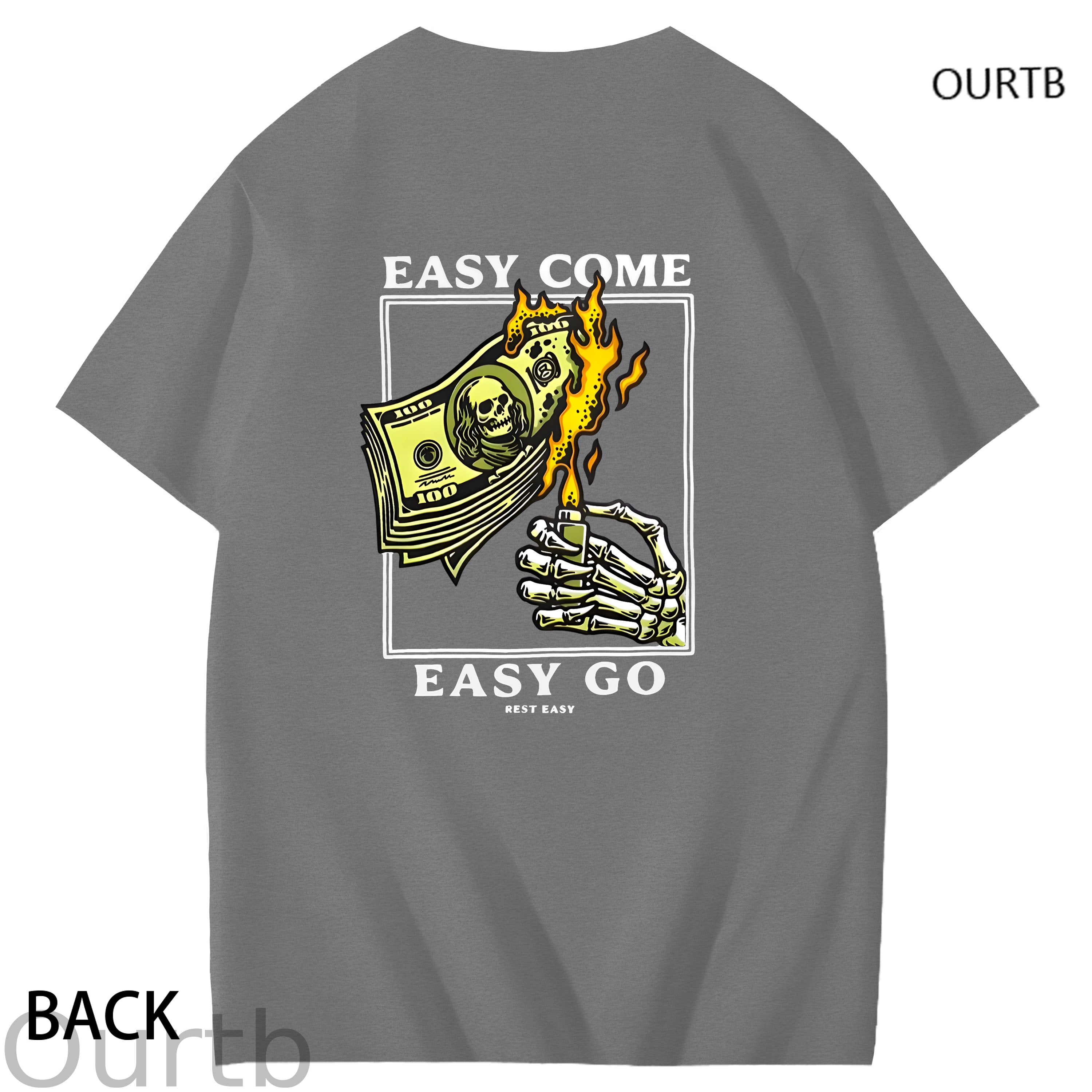 Easy Come Easy Go Art Pattern Print T-Shirt