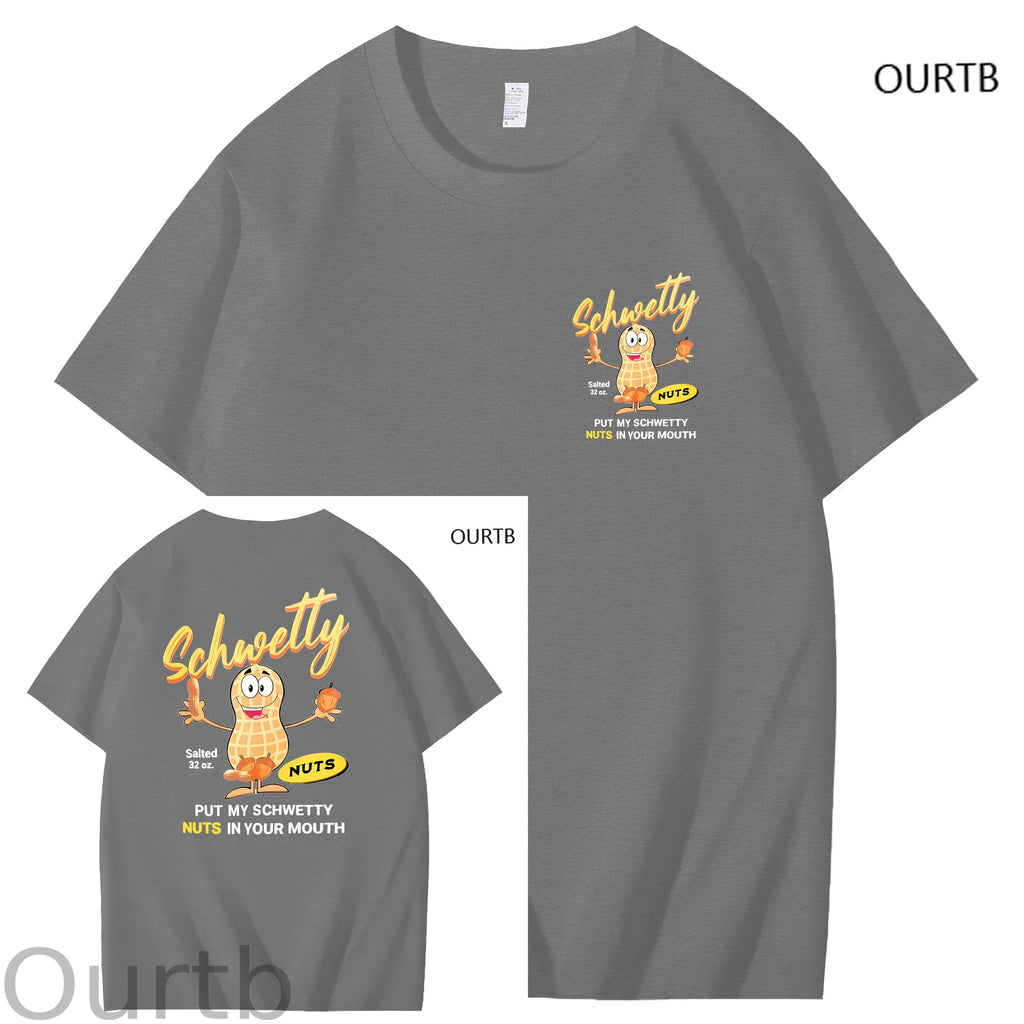 Schwetty Put My Schwetty Nuts In Your Mouth Art Pattern Print T-Shirt